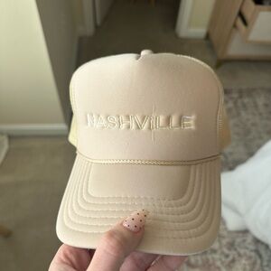 Kittenish Cream Nashville Trucker Hat